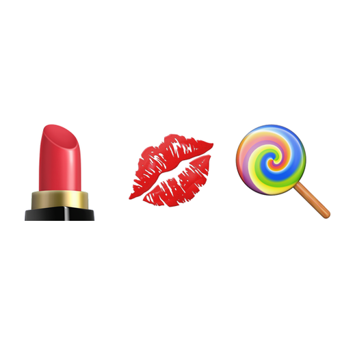 💄💋🍭 Emoji Domain iOS rendering
